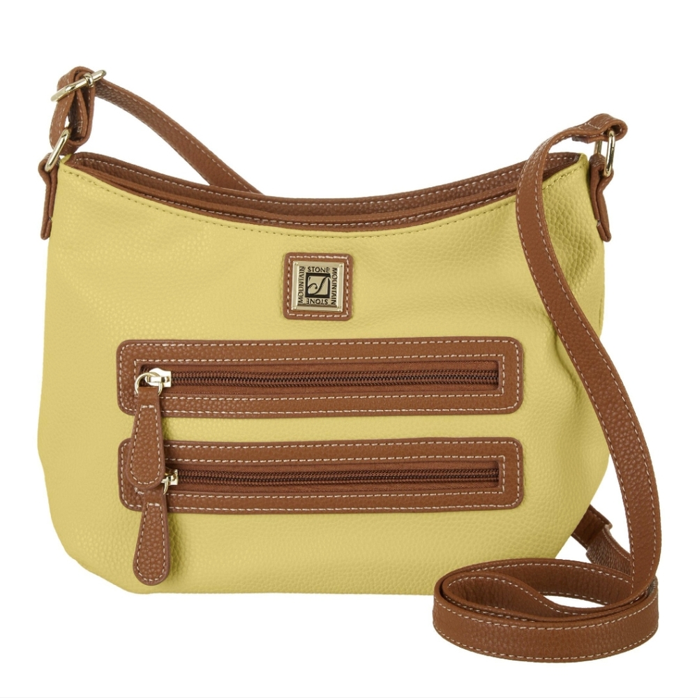 Stone Mountain Leather Purse yellow Cornwell Ridley shoulder bag